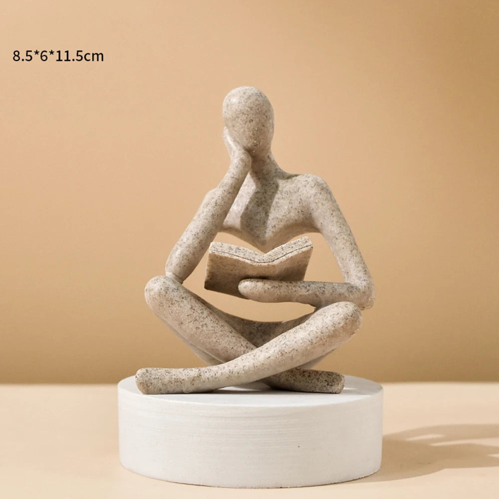 Sculpture for Bookshelf & Home Décor