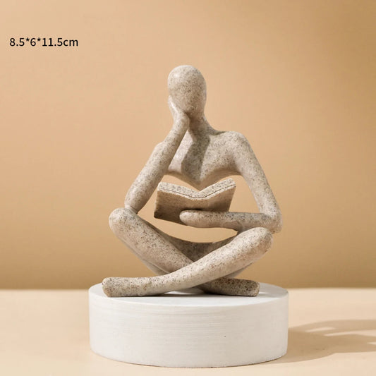 Sculpture for Bookshelf & Home Décor