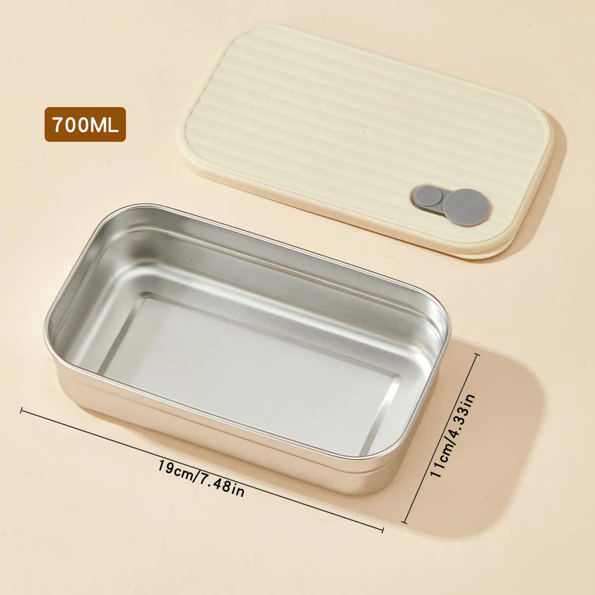 Stackable Leak-Proof Food Container for Meals, Fruits & Salads