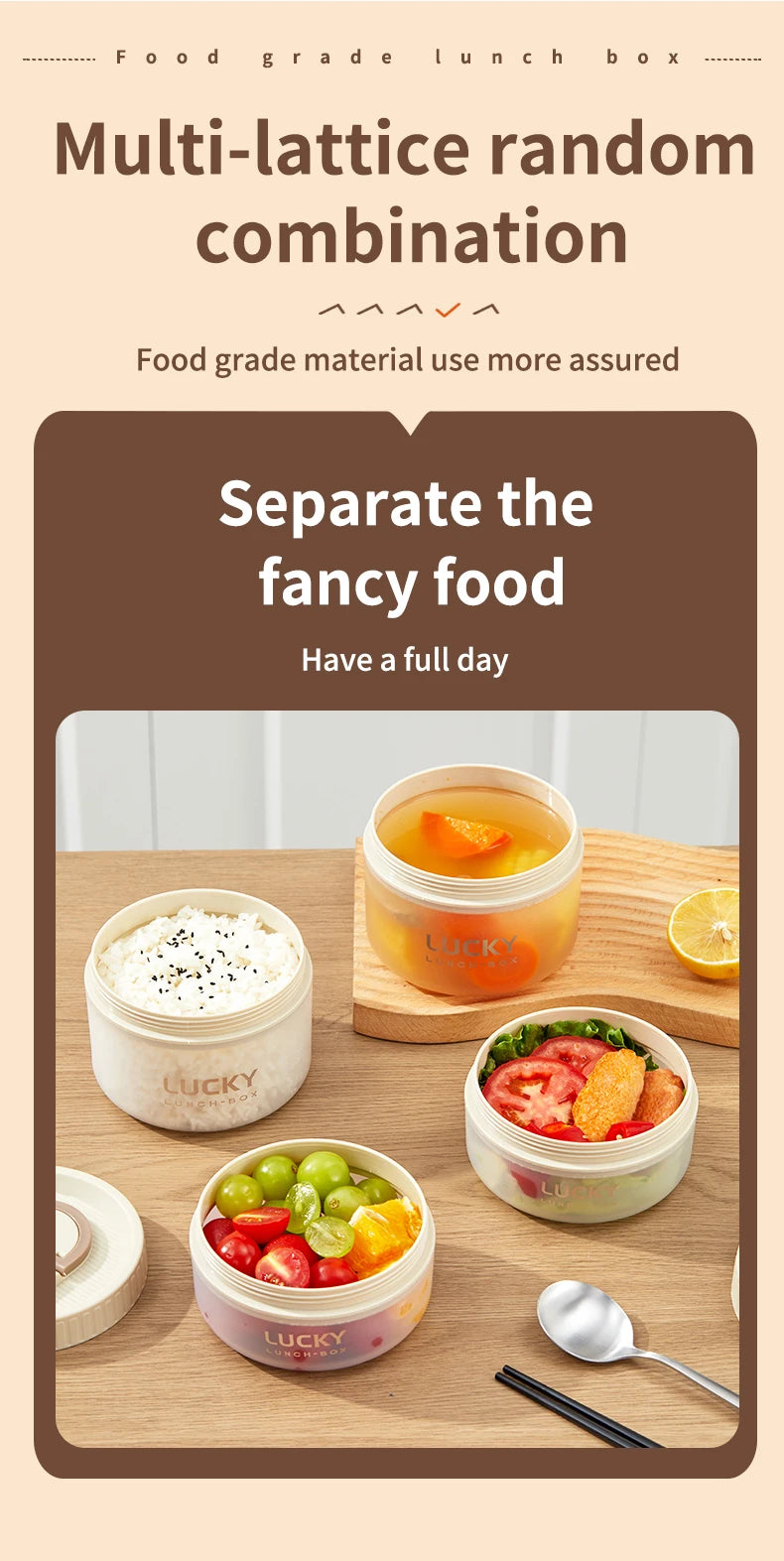 Microwave Safe Leak-Proof Food Container