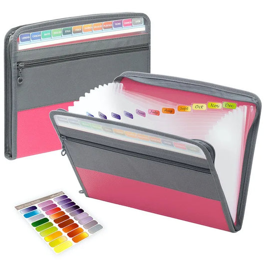 13-Pocket Zipper File Organizer
