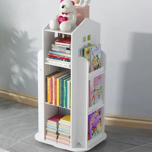 360° Rotating Kids Bookshelf