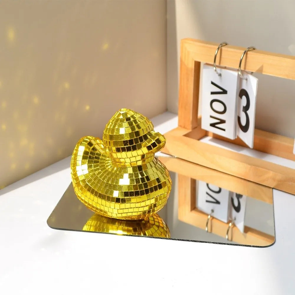 Disco Mirror Duck Decorative Ornament