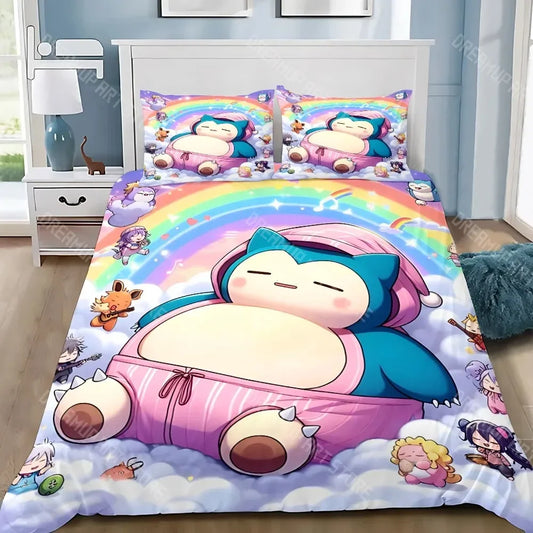 Cartoon Bedding with Matching Pillowcase