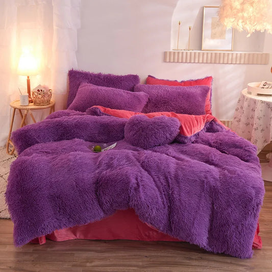 Luxury Plush Duvet Cover Set