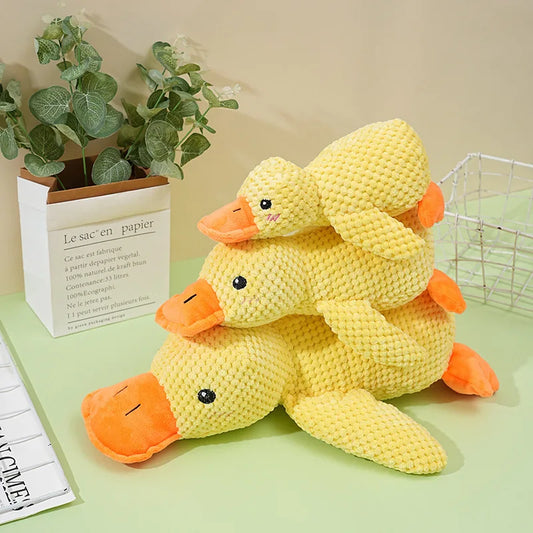 Plush Duck Dog Toy