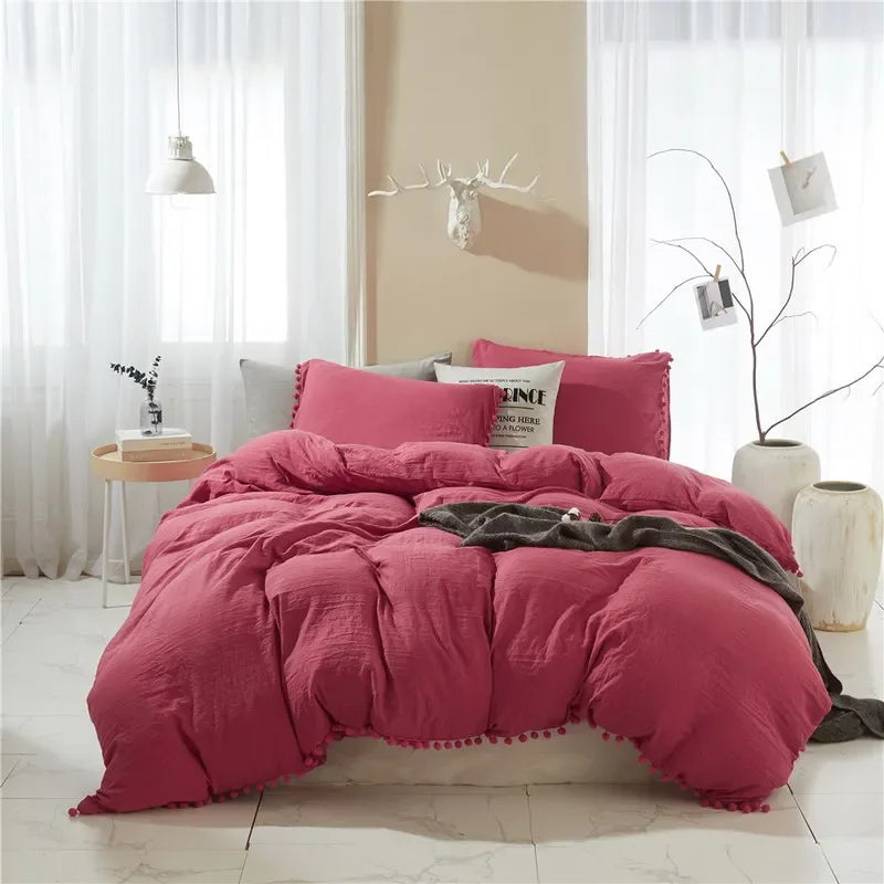 Soft Washed Duvet Cover Set