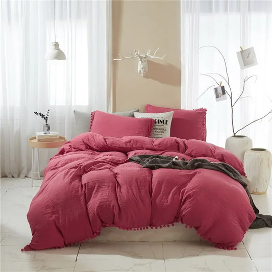 Soft Washed Duvet Cover Set