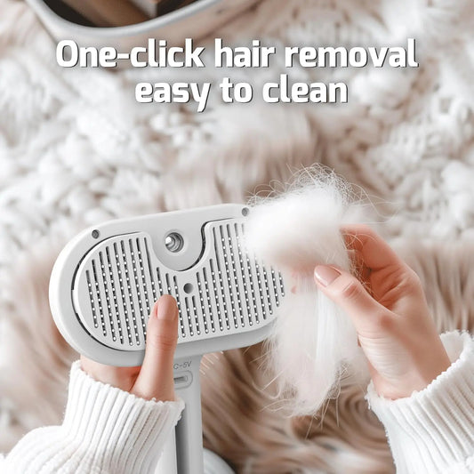 Pet Steam Grooming Brush