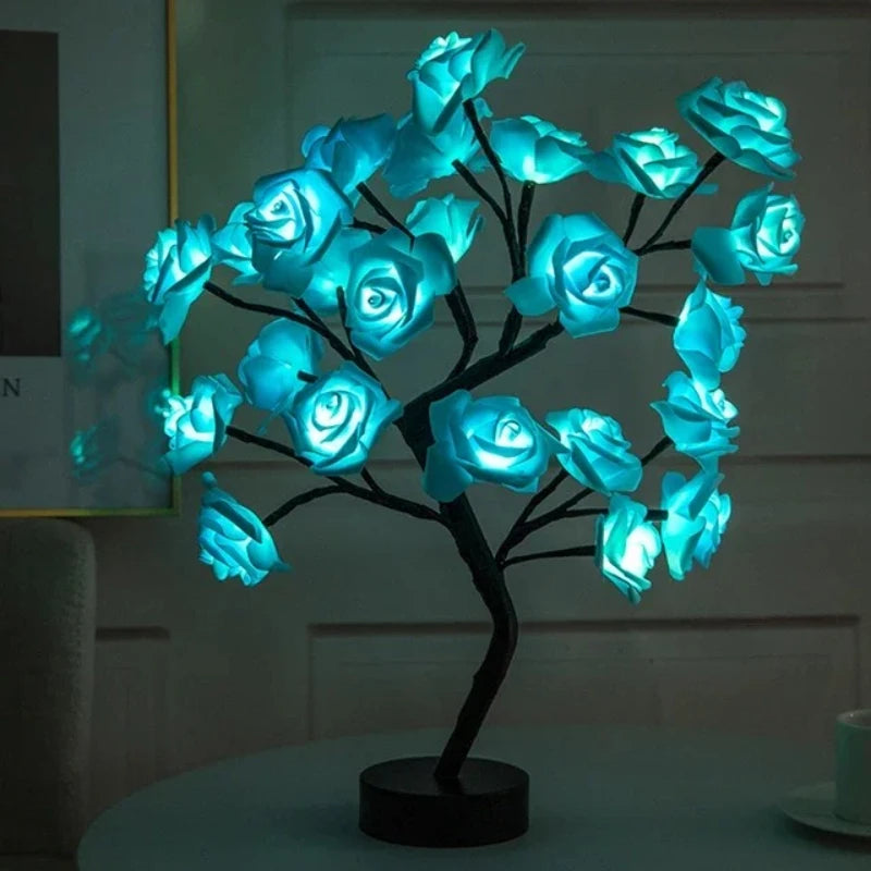 Rose Flower Tree LED Table Lamp