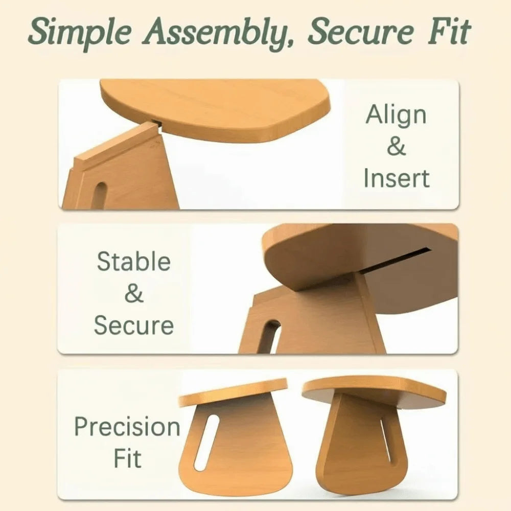 Solid Wood Meditation & Yoga Kneeling Bench