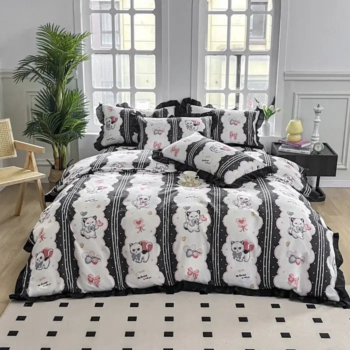 Elegant 4 Piece Bedding Set