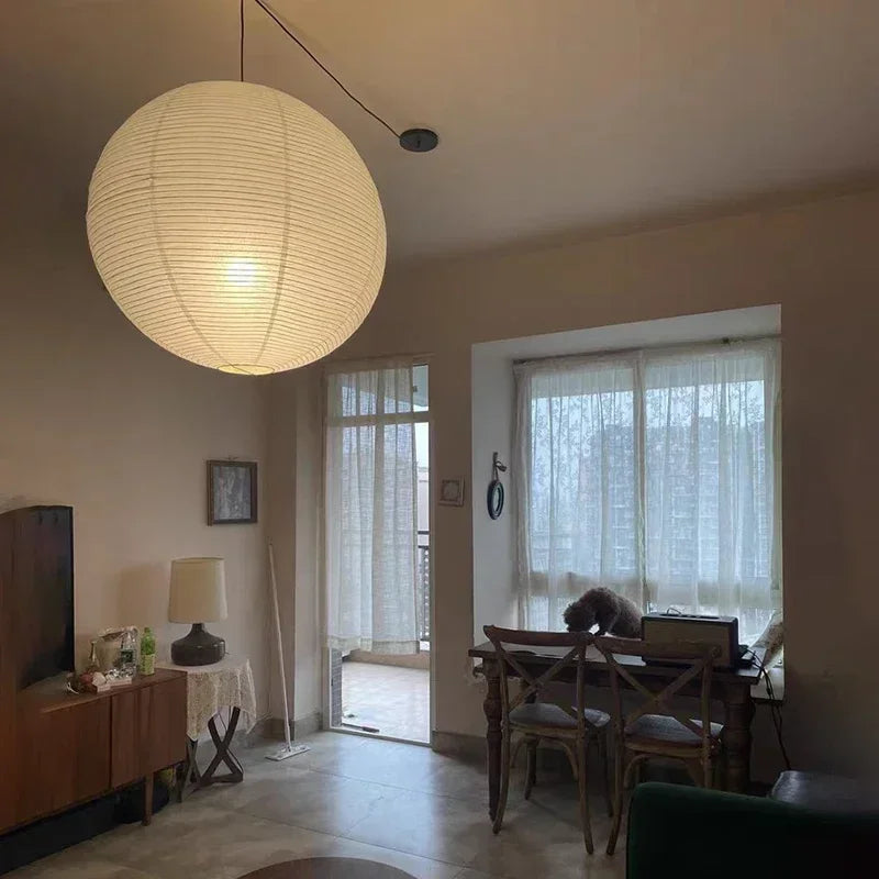 Rice Paper Pendant Light
