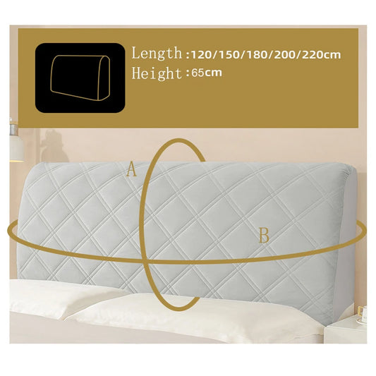 Soft Velvet Headboard Cover