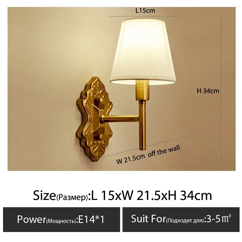 Copper LED Wall Lamp
