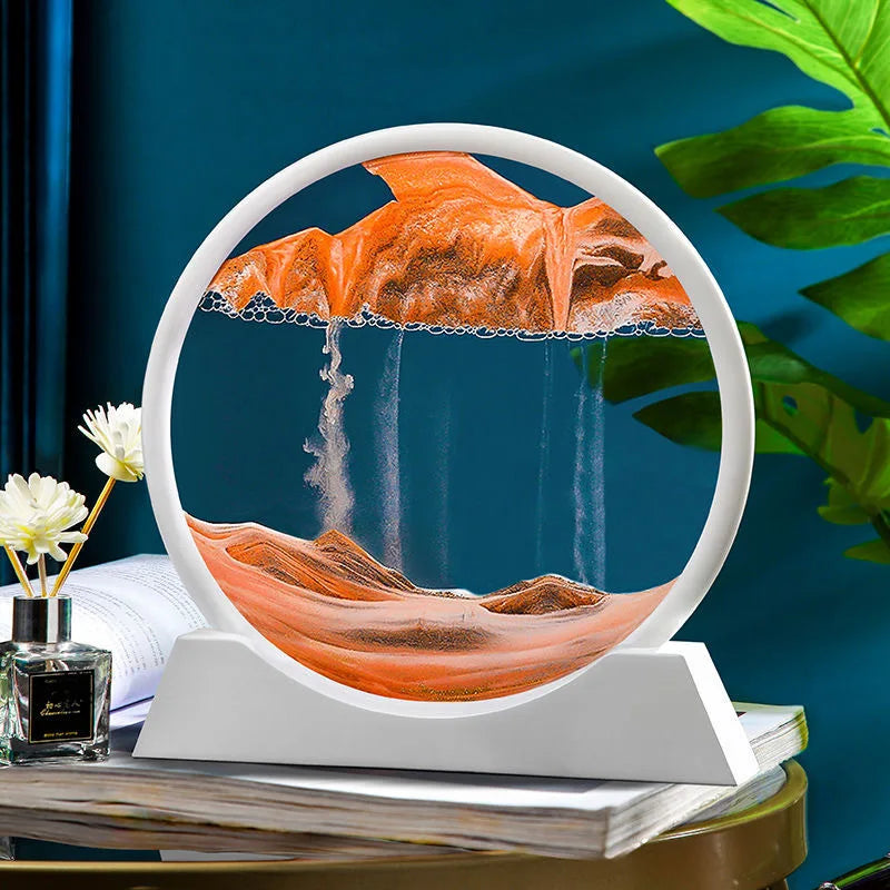 3D Moving Sand Art Picture Quicksand Glass Decor