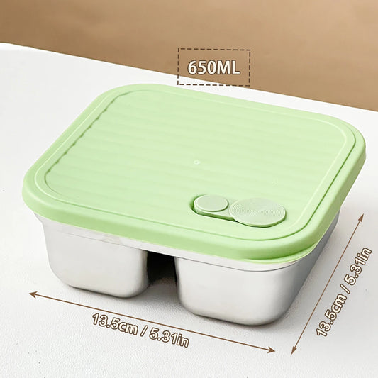 Stackable Leak-Proof Food Container for Meals, Fruits & Salads