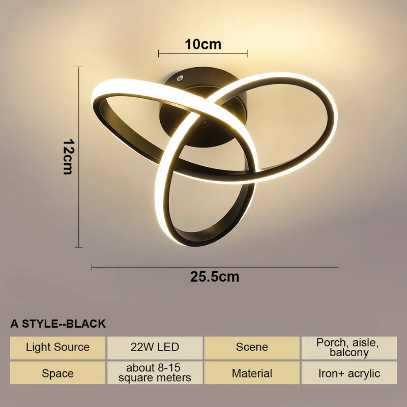 Surface Mount Light for Living Room & Hallway
