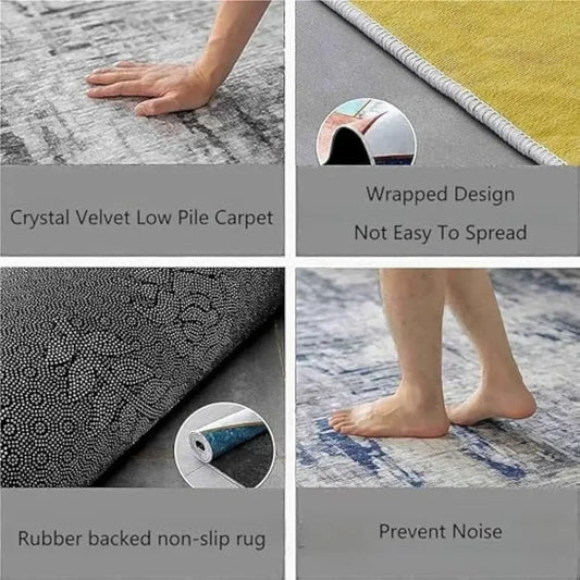 Modern Non-Slip Hallway Runner Rug