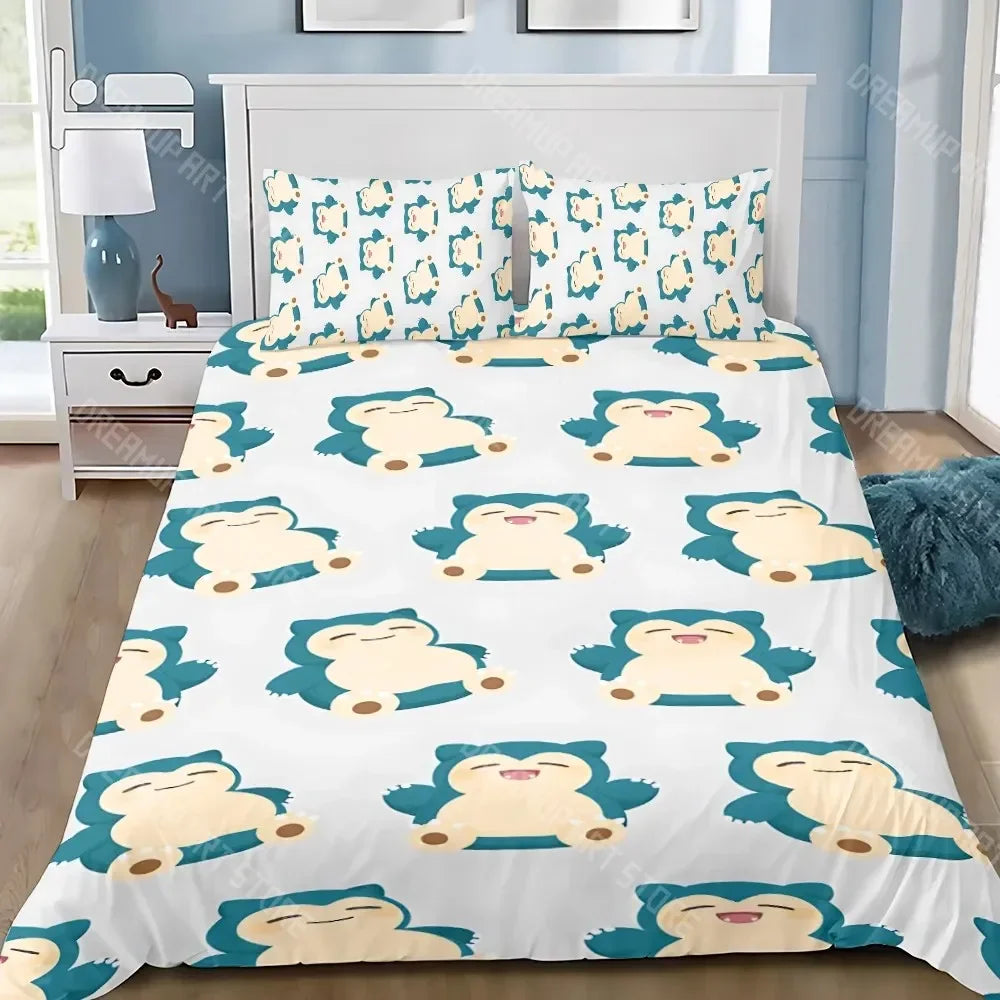 Cartoon Bedding with Matching Pillowcase