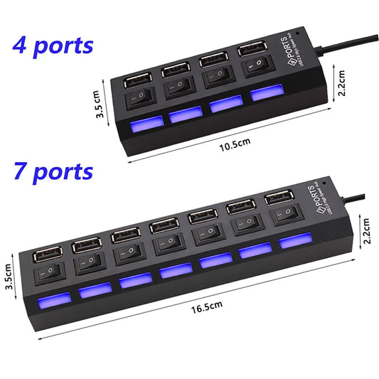 USB 2.0 Multi-Port Hub