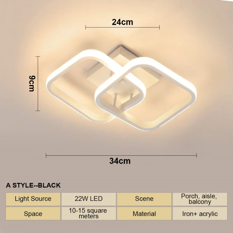 Surface Mount Light for Living Room & Hallway