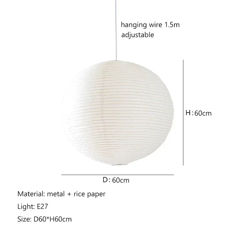 Rice Paper Pendant Light