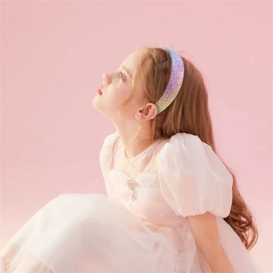 Princess Glitter Wide Headband
