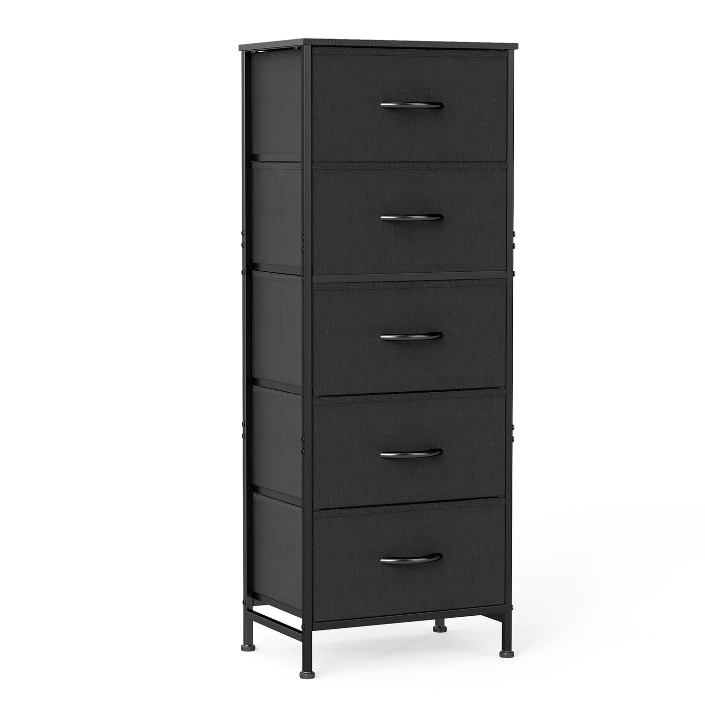 5-Drawer Fabric Dresser & Nightstand
