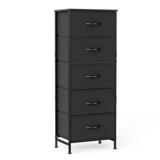 5-Drawer Fabric Dresser & Nightstand