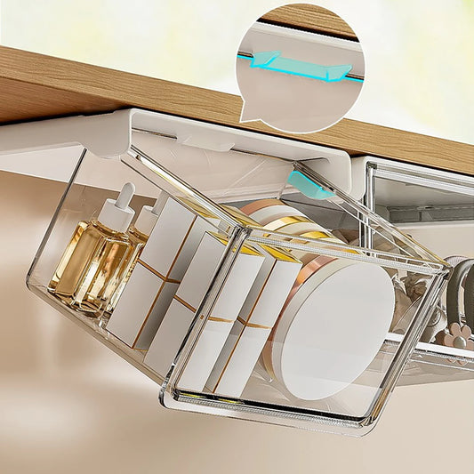 Transparent Pull-Out Drawer Storage Box