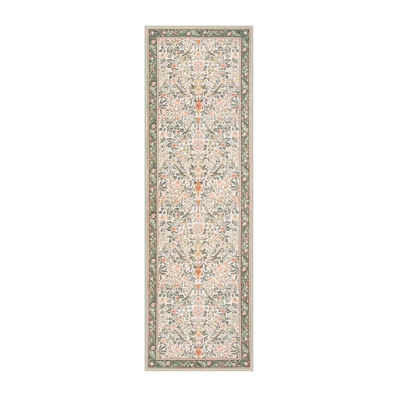 Bohemian Leaf Hallway Runner Rug