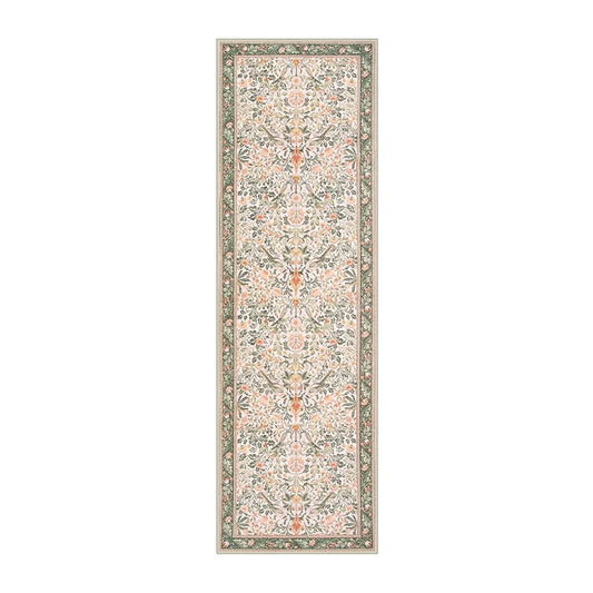 Bohemian Leaf Hallway Runner Rug