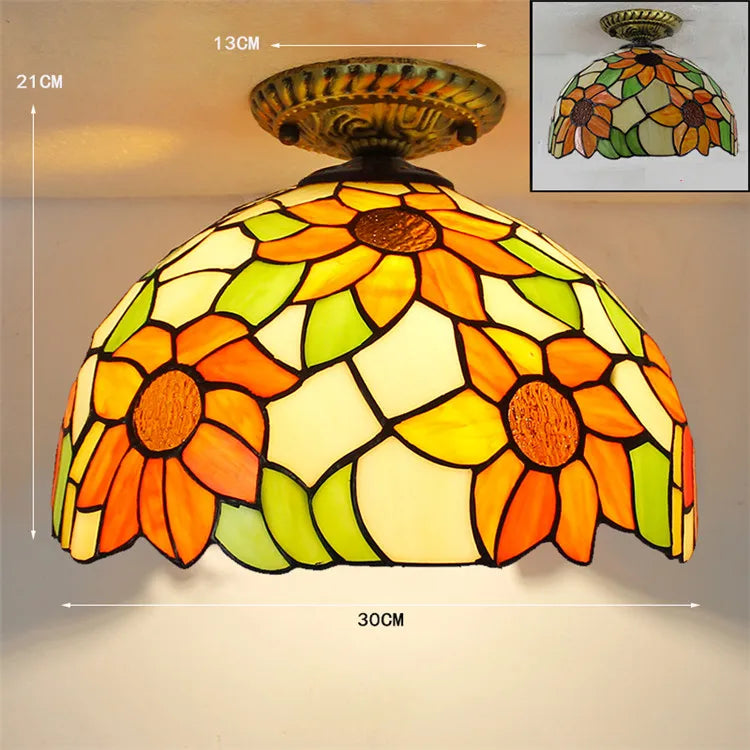 Glass Ceiling Light