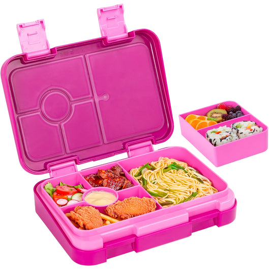 Kids Bento Lunch Box – Microwave Safe Leak-Proof Food Container for School, Travel & Snacks