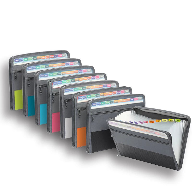 13-Pocket Zipper File Organizer