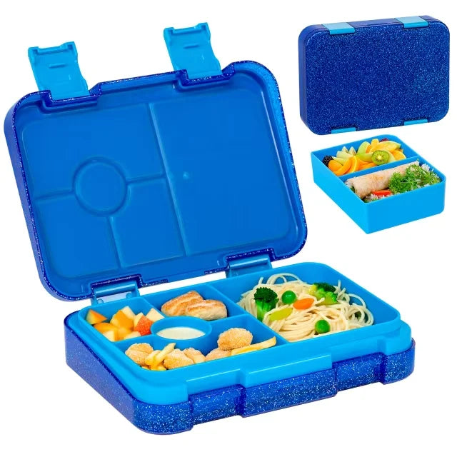 Kids Bento Lunch Box – Microwave Safe Leak-Proof Food Container for School, Travel & Snacks