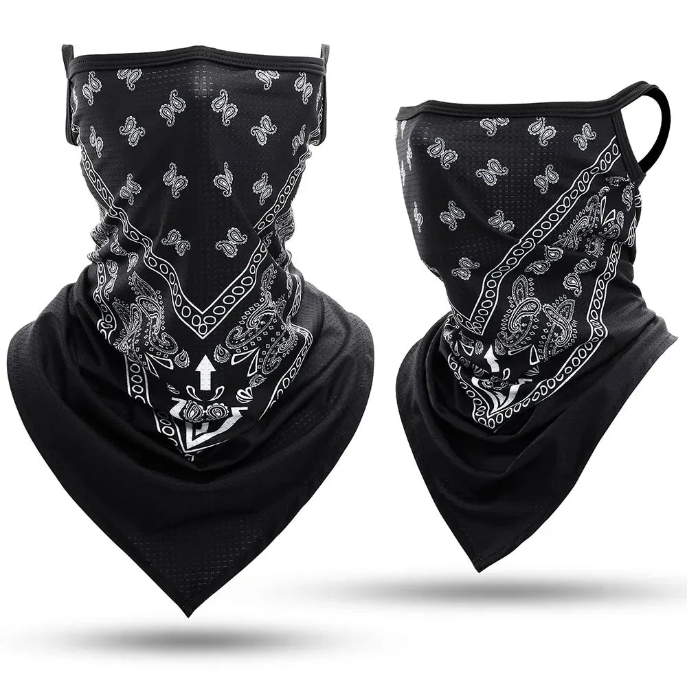 Skull Print Neck Gaiter Mask
