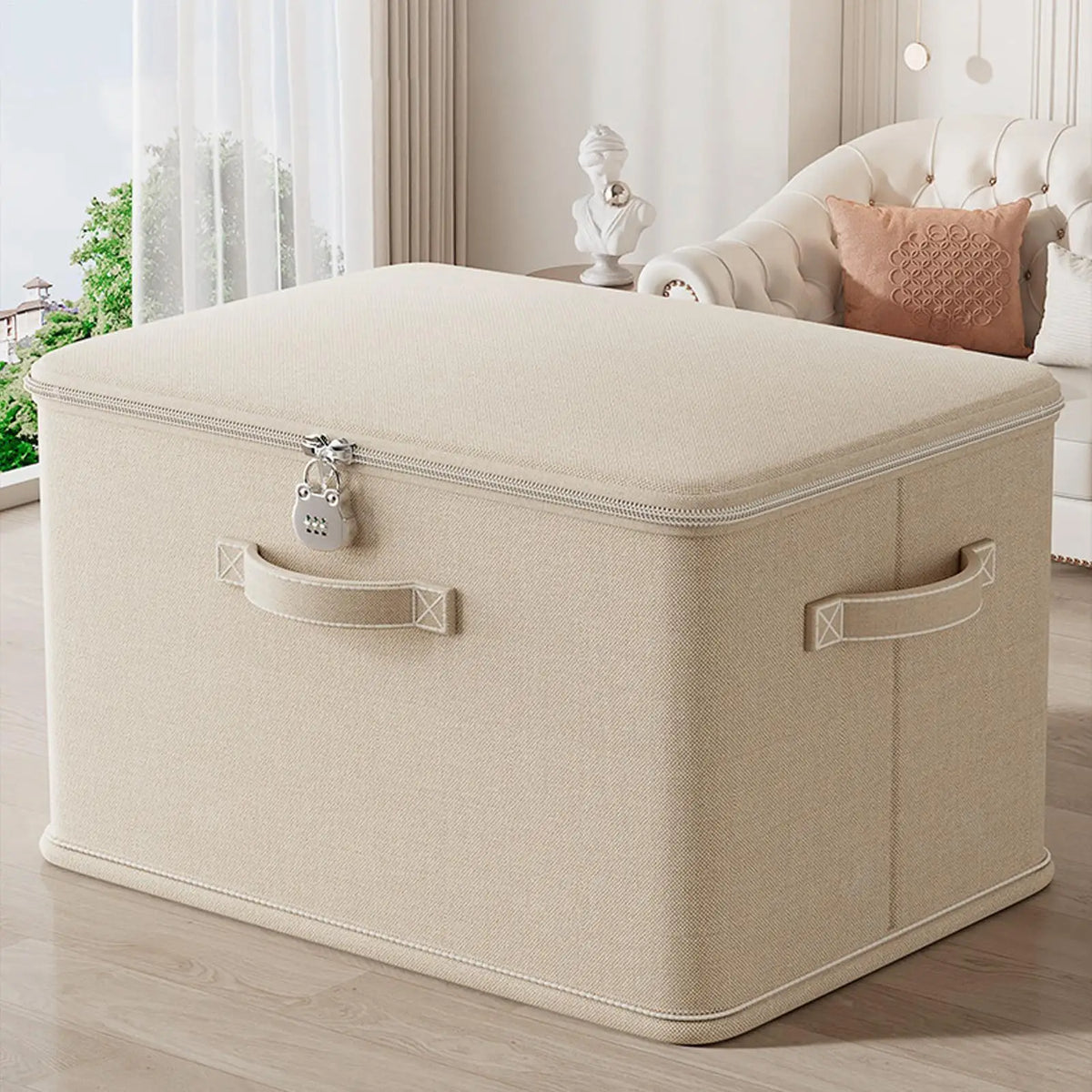Large Stackable Storage Box with Lock