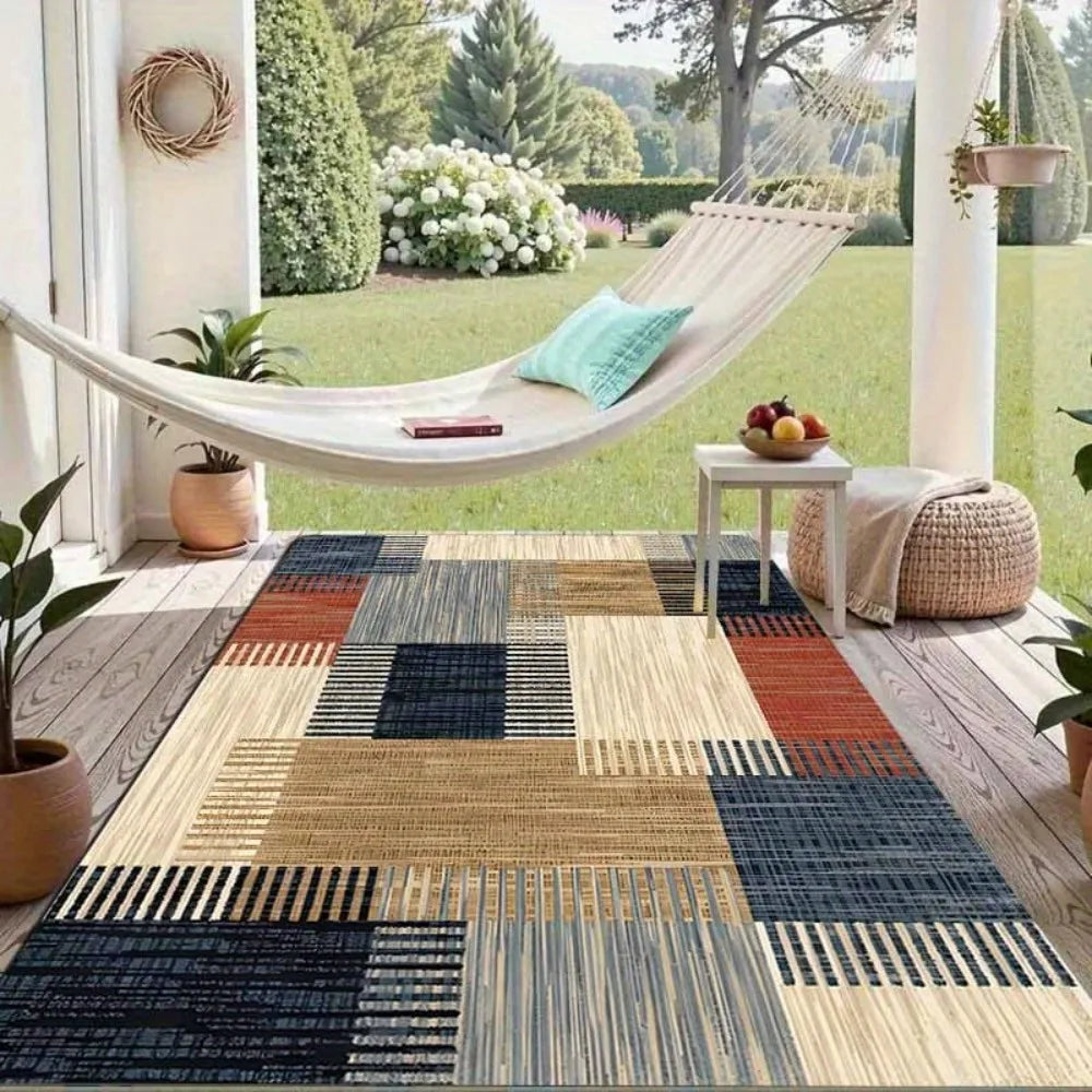 Modern Geometric Outdoor Area Rug