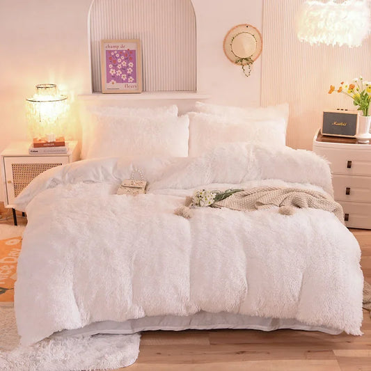 Luxury Plush Duvet Cover Set