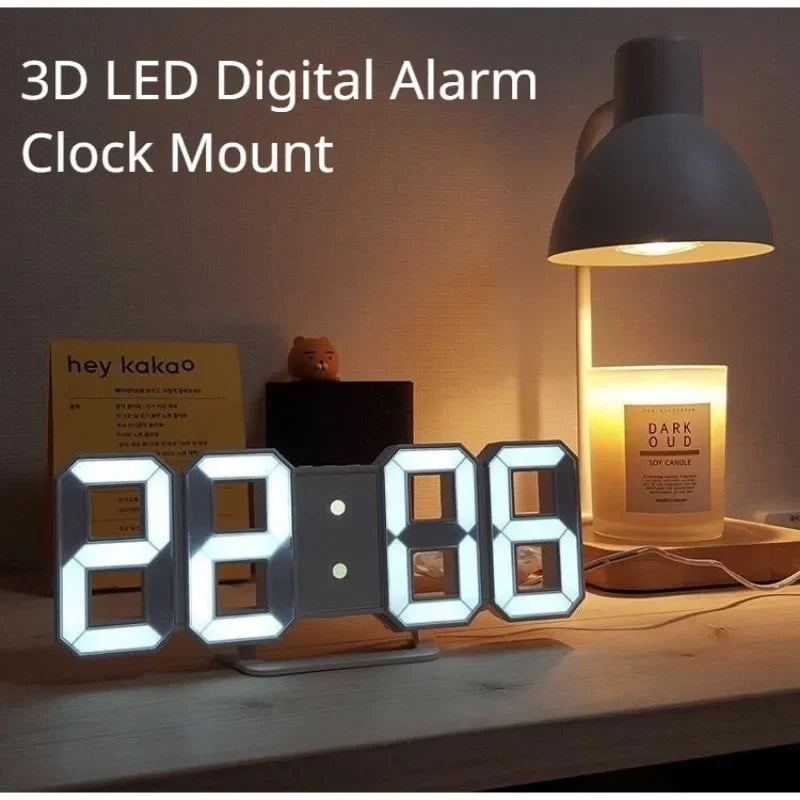 Modern LED Digital Wall & Desk Clock