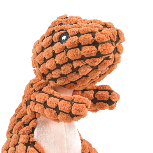 Plush Dinosaur Dog Toy – Interactive Chew Toy