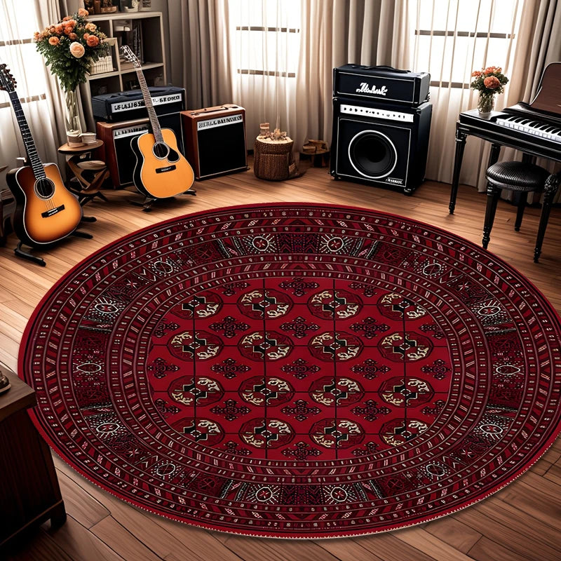 Modern Persian Round Non-Slip Area Rug