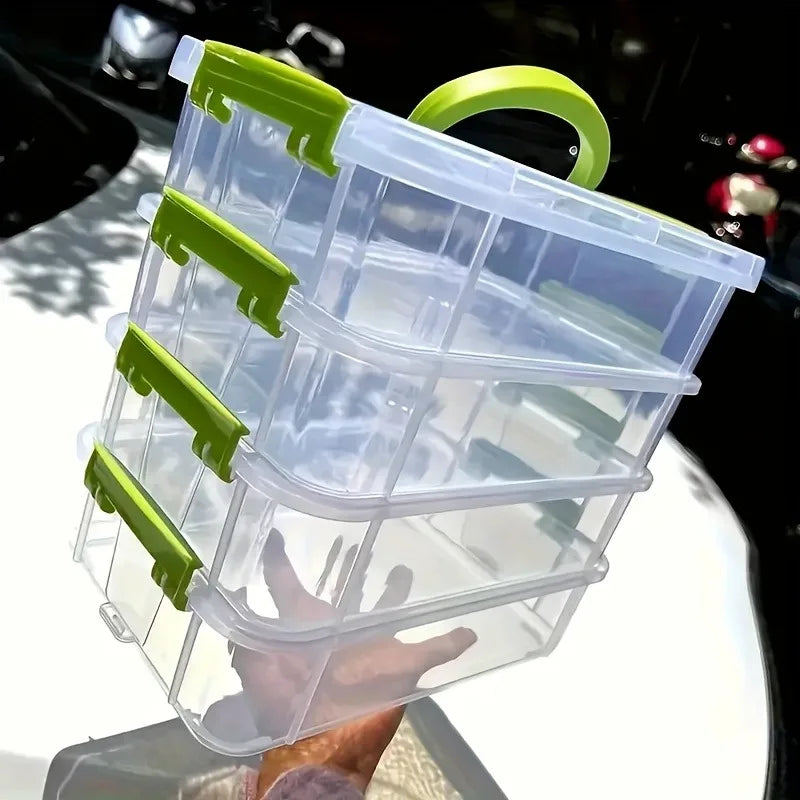 4-Tier Stackable Storage Box