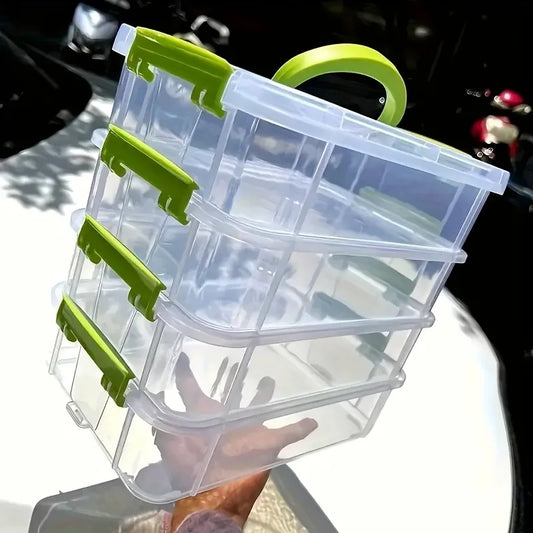 4-Tier Stackable Storage Box