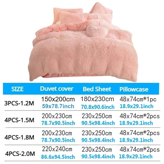 Luxury Plush Duvet Cover Set