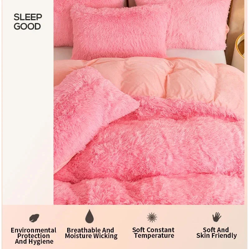 Luxury Plush Duvet Cover Set