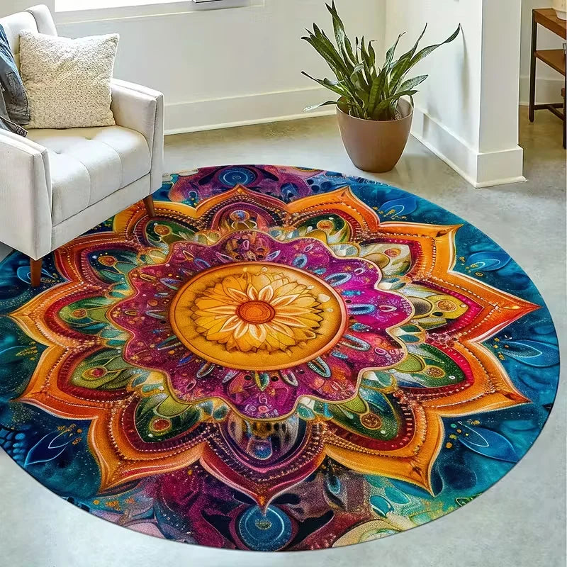 Bohemian Round Rug