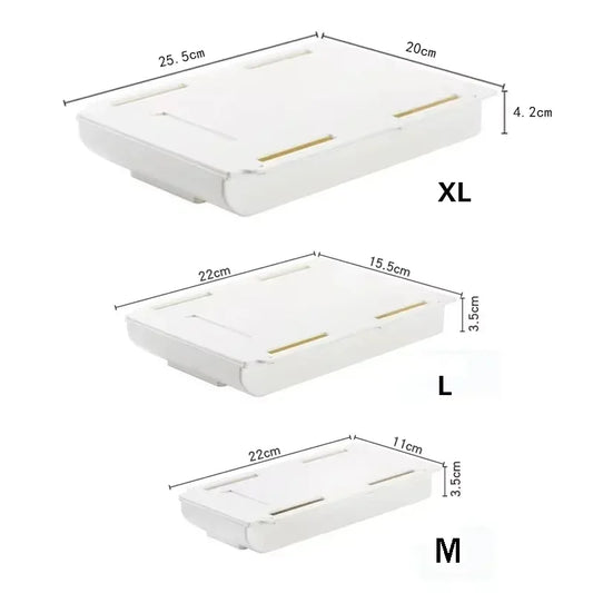 Hidden Under Desk Drawer Organizer
